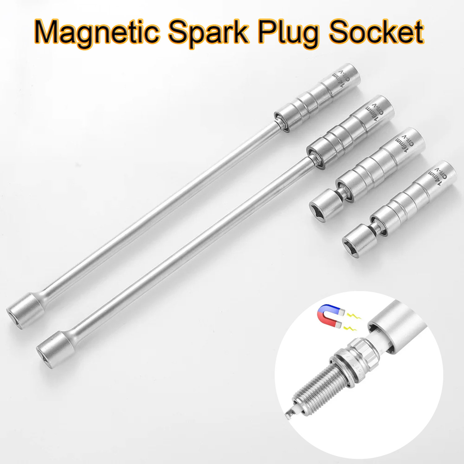Spark Plug Socket Set - Adaptor Kunci Soket Busi 14mm16mm Set