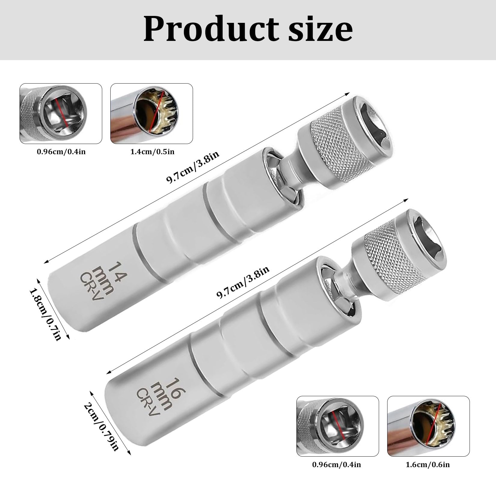 Set Kunci Busi 14mm/16mm - Sok - Spark Plug Socket Set ulasan dan harga